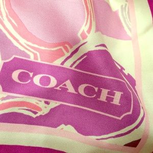 Coach silk scarf